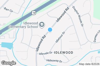 Map image of the property - 1505 Idlewood Rd