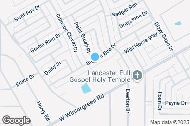 Map image of the property - 1216 Bumble Bee Dr