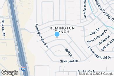 Map image of the property - 411 Remington Creek Dr
