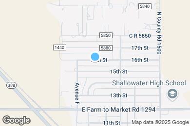 Map image of the property - 710 16th St
