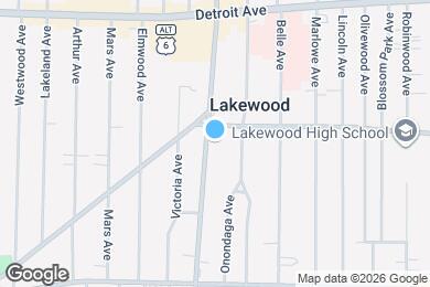 Map image of the property - 1533 Warren Rd