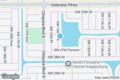Map image of the property - 2613 SW 15th Ave