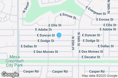 Map image of the property - 5434 E Dodge St