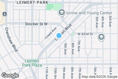 Map image of the property - 4264 Leimert Blvd