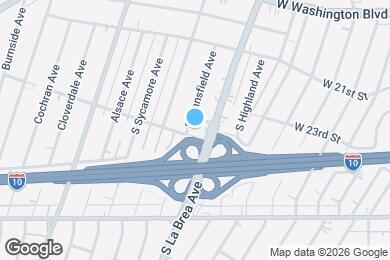 Map image of the property - 2330 S Mansfield Ave