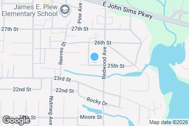 Map image of the property - 1621 25th St