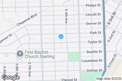 Map image of the property - 412 Taylor St