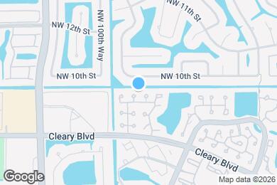 Map image of the property - 9913 NW 9th Ct