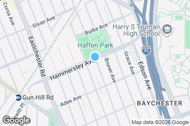 Map image of the property - 1772 Hammersley Ave