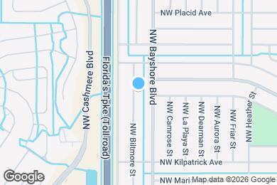 Map image of the property - 431 NW Biltmore St