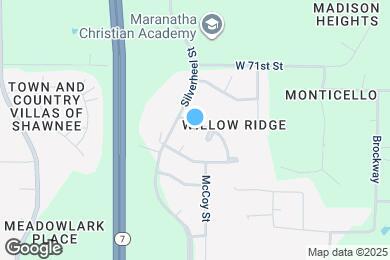 Map image of the property - 22907 W 72nd Ter