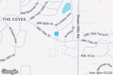 Map image of the property - 7910 N Oregon Ave