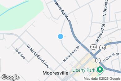 Map image of the property - 362 W Moore Ave