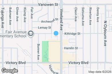 Map image of the property - 11016 Kittridge St