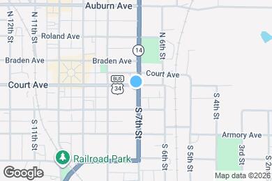 Map image of the property - 702 Court Ave