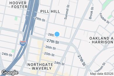 Map image of the property - 425 28th St