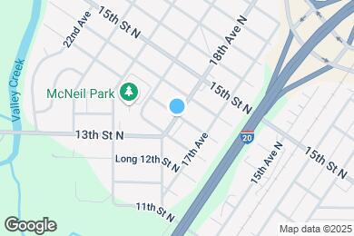 Map image of the property - 1309 18th Ave N