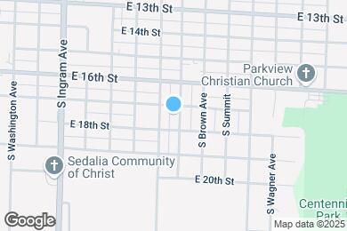 Map image of the property - 1704 S Montgomery Ave