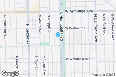 Map image of the property - 1822 N Humboldt Blvd