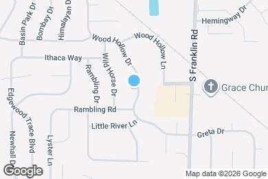 Map image of the property - 5624 Wood Hollow Dr