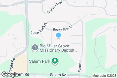 Map image of the property - 3421 Rocky Pine Ct