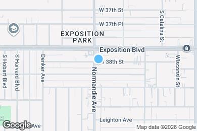 Map image of the property - 1280 W 38th St