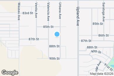 Map image of the property - 8512 Urbana Ave
