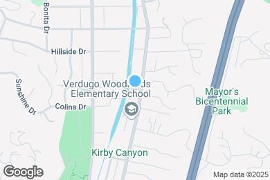 Map image of the property - 1819 N Verdugo Rd