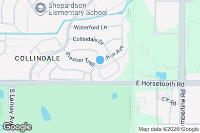Map image of the property - 3500 Carlton Ave