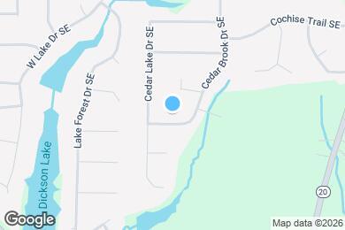 Map image of the property - 4801 Cedar Brook Dr SE