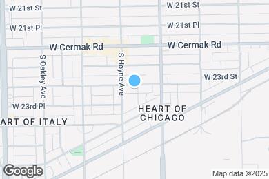 Map image of the property - 2041 W 23rd St