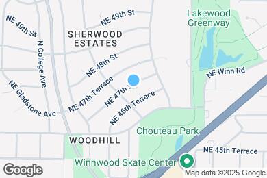 Map image of the property - 3617 NE 47th St