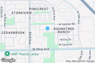 Map image of the property - 8211 W Mission Ln