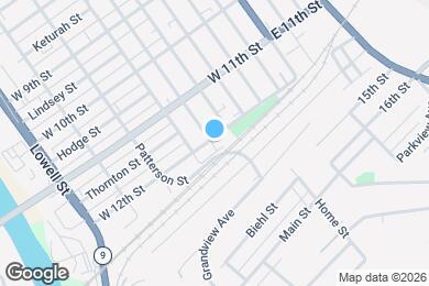 Map image of the property - 216 W 12th St