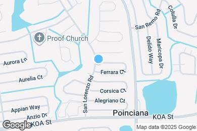 Map image of the property - 300 Ferrara Ct