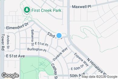 Map image of the property - 19052 E 53rd Ave