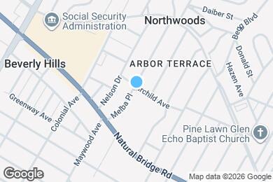 Map image of the property - 3742 Melba Pl