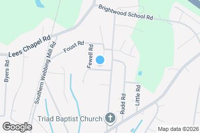 Map image of the property - 1709 Fern Hill Dr