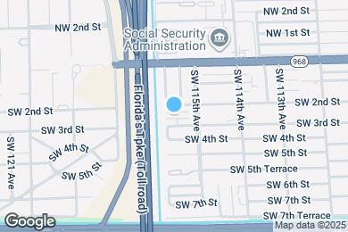 Map image of the property - 11630 SW 2nd St