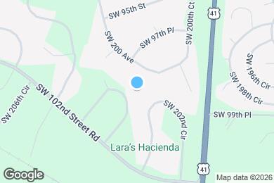 Map image of the property - 9939 SW 203rd Cir