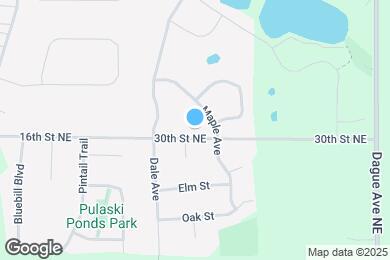 Map image of the property - 1903 16th St NE