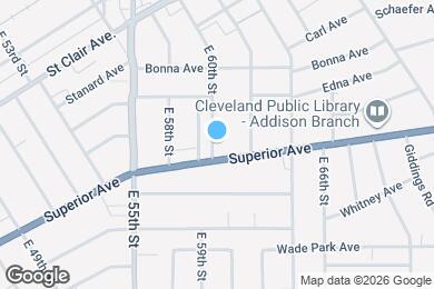 Map image of the property - 1277 E 60th St
