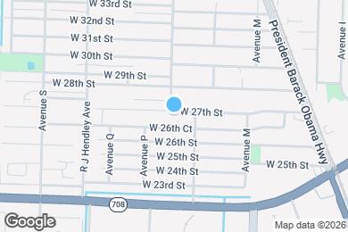 Map image of the property - 1223 W 27th St