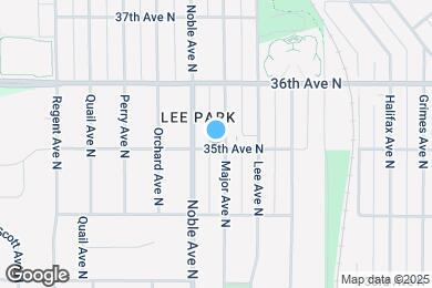 Map image of the property - 3501 Major Ave N