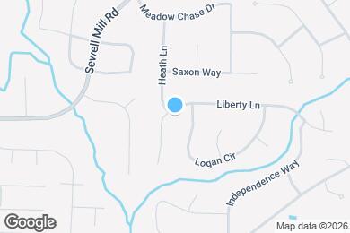 Map image of the property - 3460 Liberty Ln