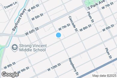 Map image of the property - 1102 W 8th St
