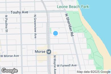 Map image of the property - 1361 W Greenleaf Ave