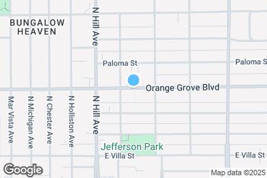 Map image of the property - 1522 E Orange Grove Blvd