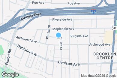 Map image of the property - 3736 W 37th St