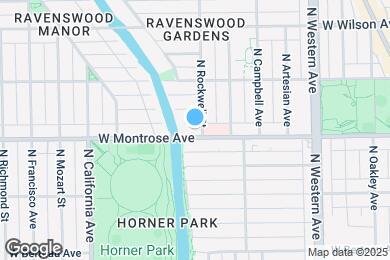 Map image of the property - 4406 N Rockwell St